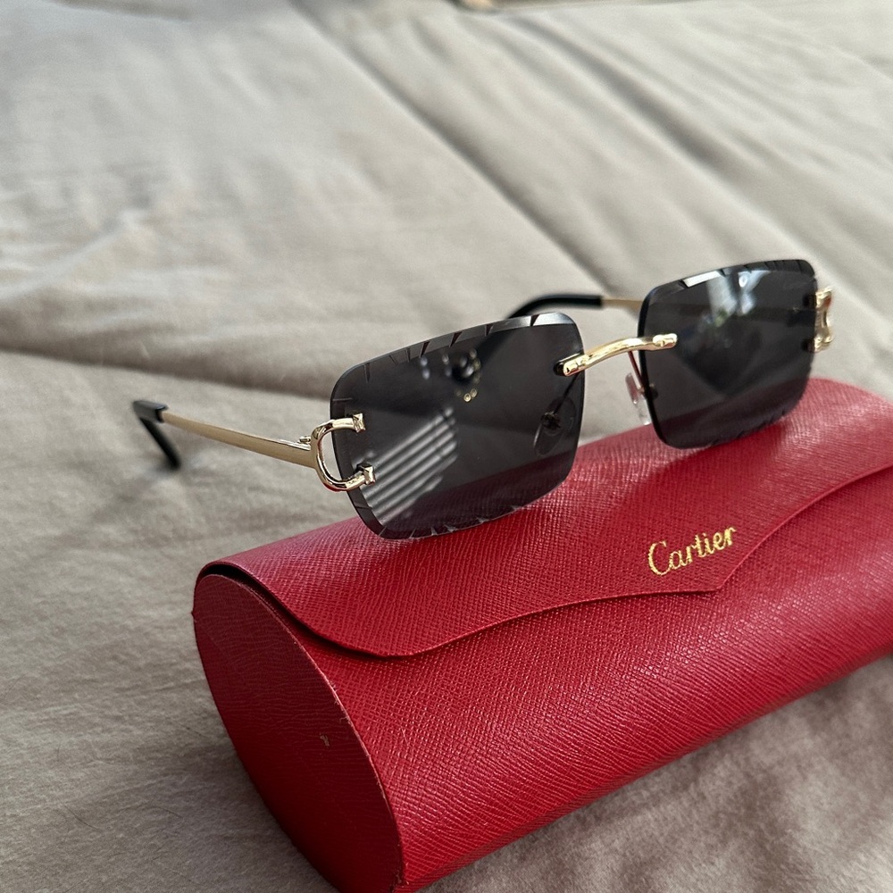 Cartier Black Sunglasses - Picture 4 of 8